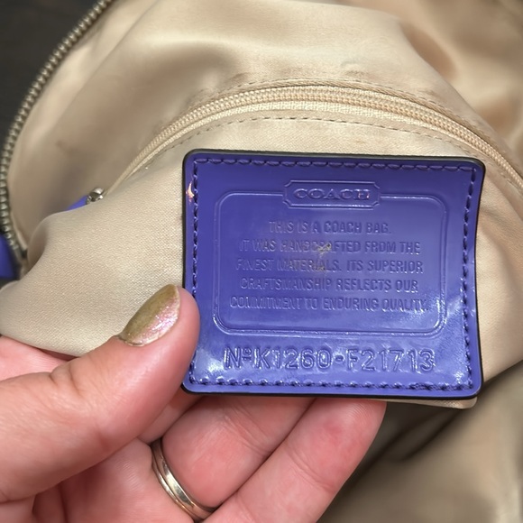 Coach Poppy Daisy Signature Foldover Crossbody Bag - Picture 8 of 15